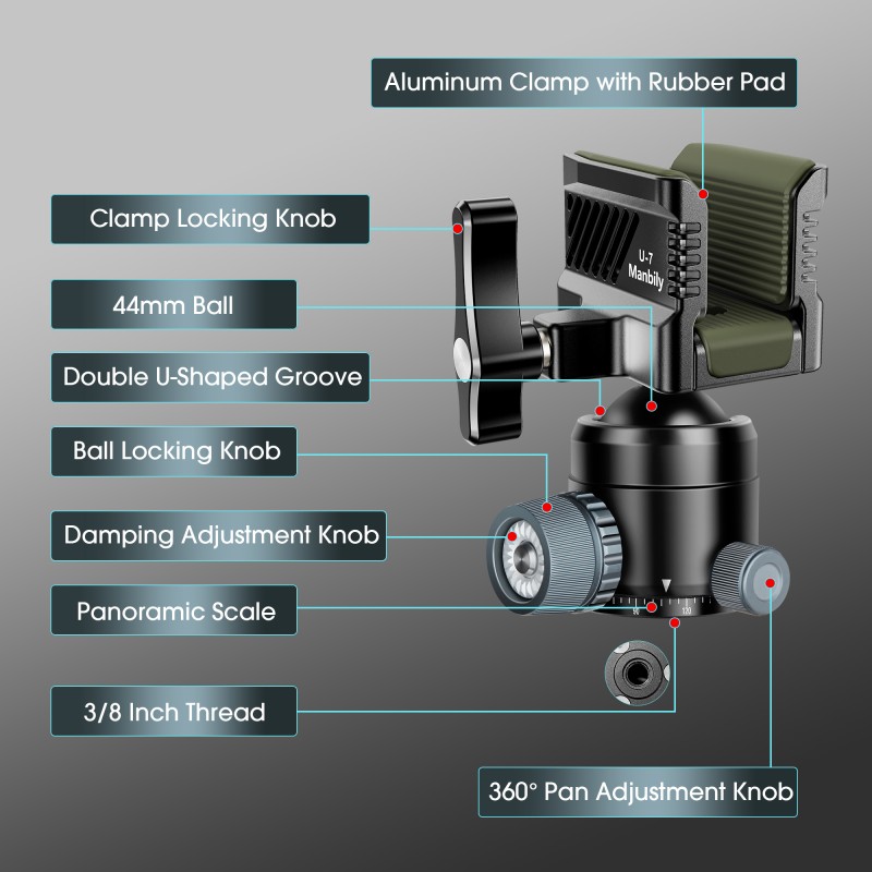 BH-U7 Tripod Kafası