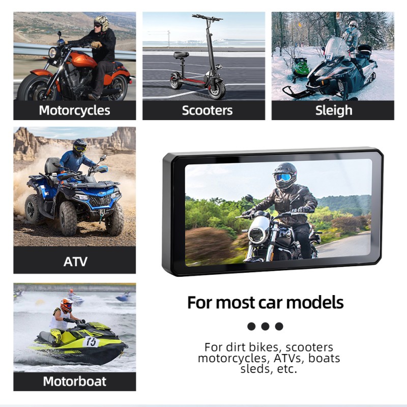 Grandnavi M662 Akıllı Motosiklet Ekranı & Navigasyon Sistemi